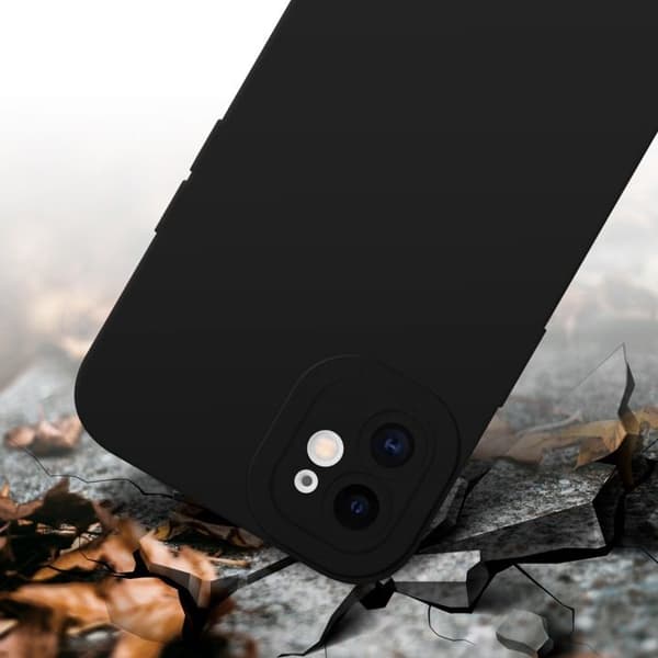 Skyddsfodral för iPhone 12 i FLUID SVART Stötskyddande Svart