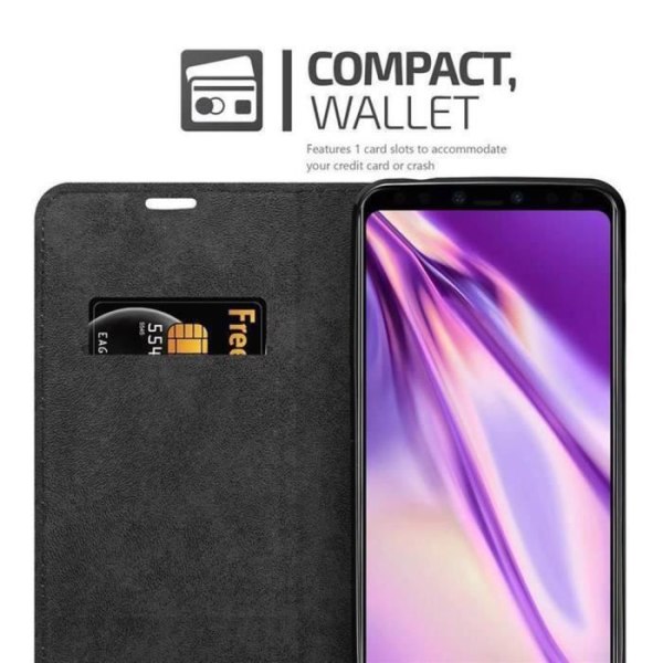 Coque - CADORABO - Google PIXEL 4 - Svart Natt - Ultra Tunn - Magnetisk Stängning - Ställfunktion NATTSVART