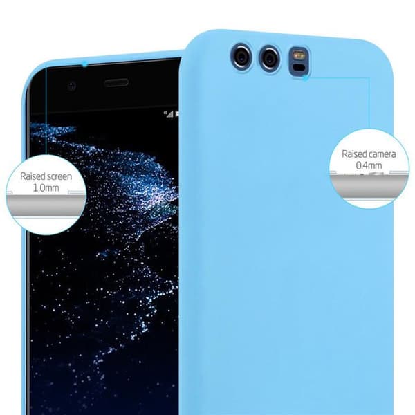 Skyddsfodral för Huawei P10 PLUS CANDY BLÅ Stötabsorberande Silikon Blå