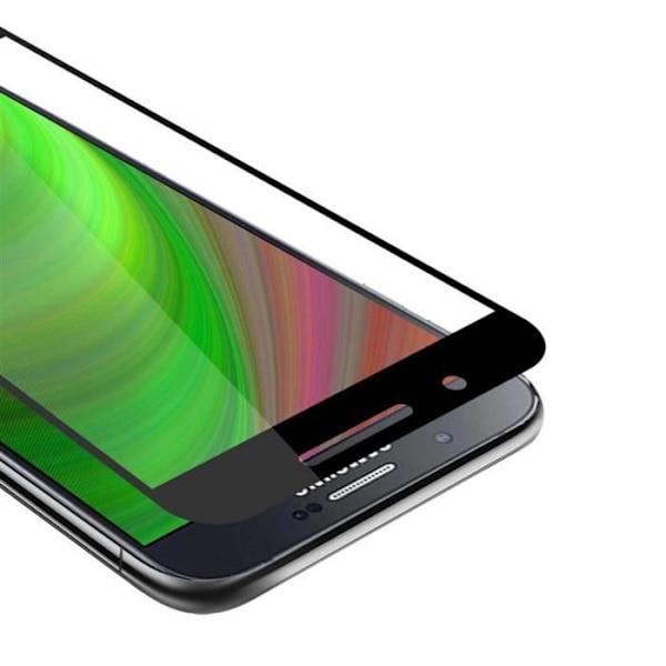 Skärmskyddsfilm - CADORABO - Samsung Galaxy A8 2015 - Härdat glas - Transparent - 0,3 mm Transparent, svart