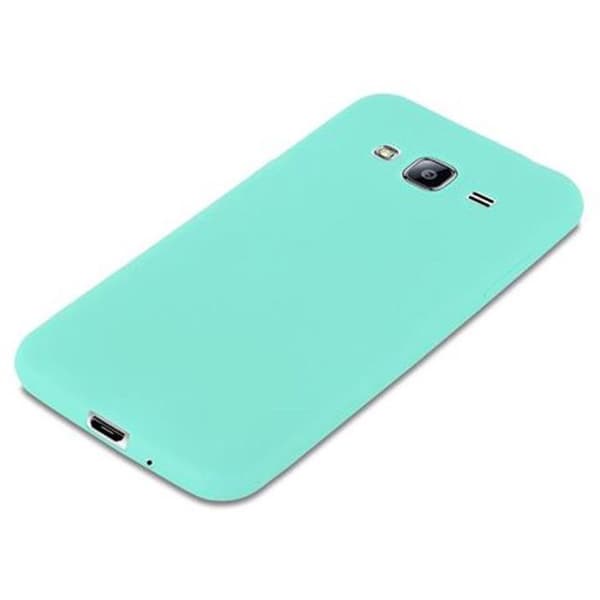 Skyddsfodral för Samsung Galaxy J3 2015 CANDY BLÅ Stötabsorberande Silikon Blå