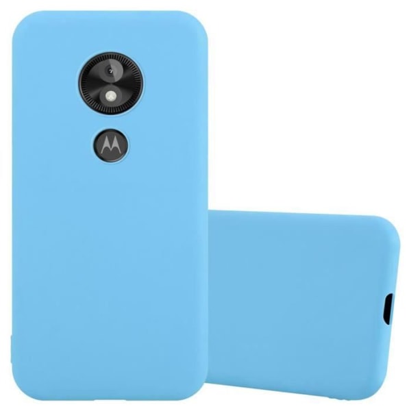 Fodral till Motorola MOTO E5 PLAY i CANDY BLUE Cadorabo Cover Protection silikon TPU Fodral