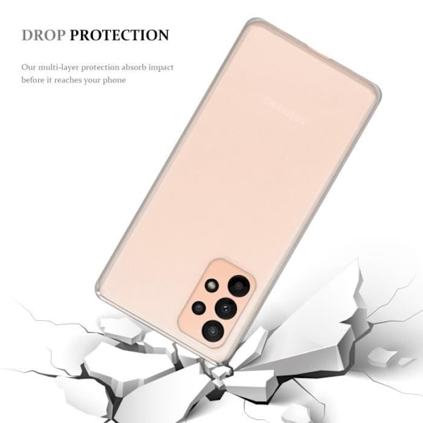Coque - CADORABO - Samsung Galaxy A23 4G - Silikon TPU - Stötskydd - Transparent Design Transparent