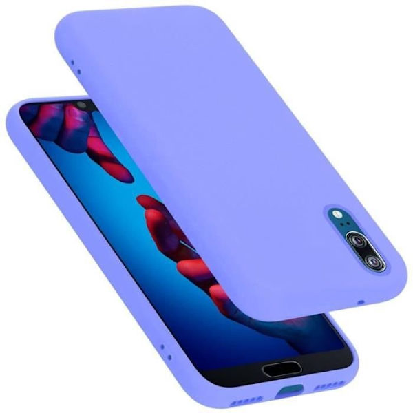 Telefonfodral - CADORABO - Huawei P20 - Silikon TPU - Lila - Tunn och lätt design Lila