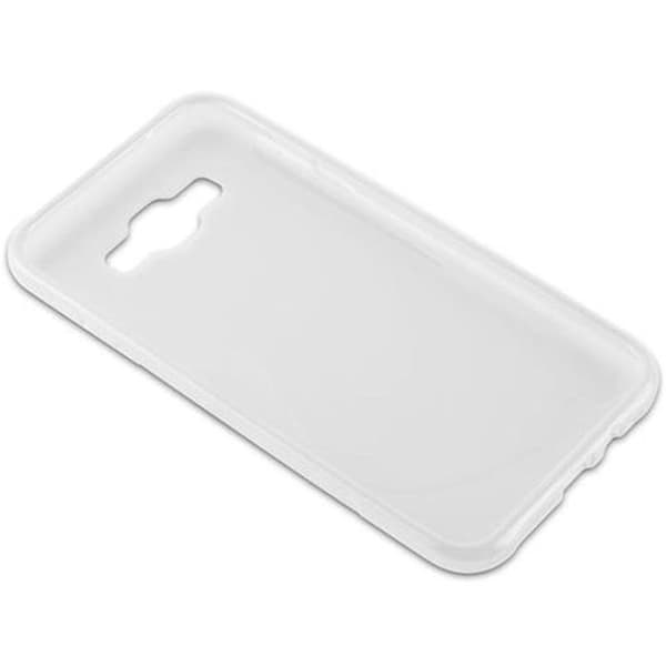 Skal för Samsung Galaxy E7 i SEMI TRANSPARENT Vit