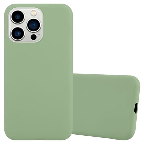 iPhone 14 PRO CANDY PASTELLGRÖN Skyddande Stötabsorberande Silikon Grön