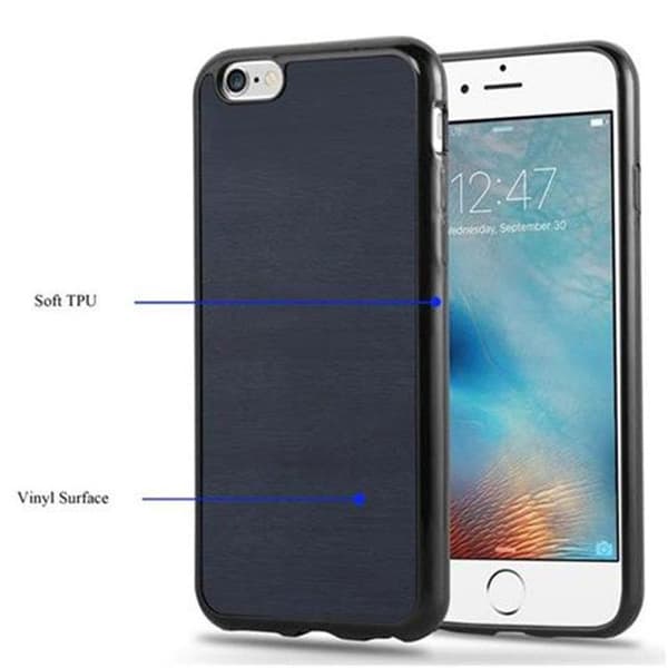 Skal för iPhone 6 / 6S WOODEN BLÅ Träskydd Design Blå
