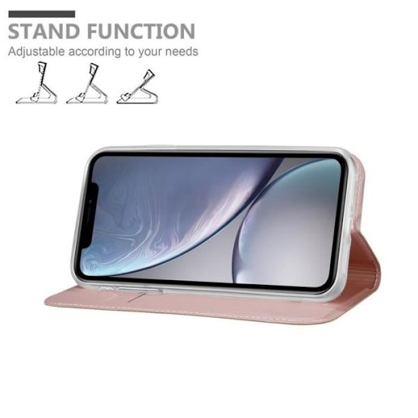 Cadorabo Fodral till Apple iPhone XR i KLASSIG ROSÉ GULD