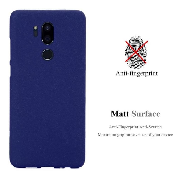 Coque - CADORABO - LG G7 ThinQ / FIT / ONE - Silikon TPU - Stötskydd - Tunn och lätt design Frost mörkblå