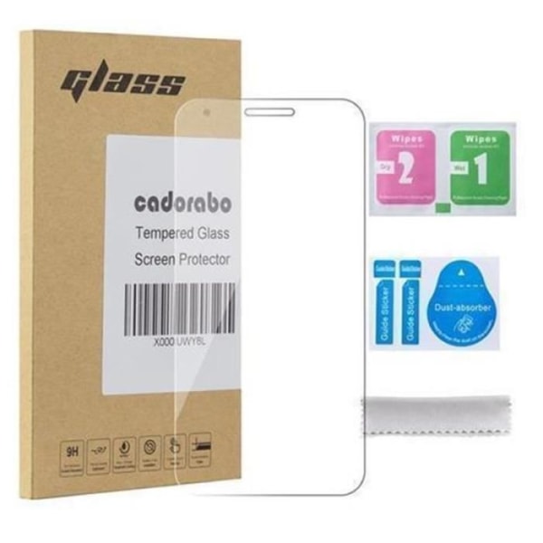 Cadorabo Skärmskydd för Alcatel PIXI 3 (5 tum) 0,3 mm rundade hörn HÖG TRANSPARENS härdat glas