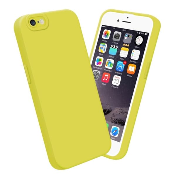 Skyddsfodral för iPhone 6 PLUS / 6S PLUS FLUID GUL Fodral Etui Case Cover