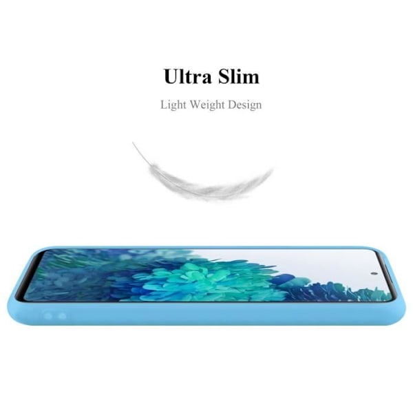 Coque - CADORABO - Samsung Galaxy S20 FE - Candy Blå - Stötskydd - Trendig Design Candy Blue