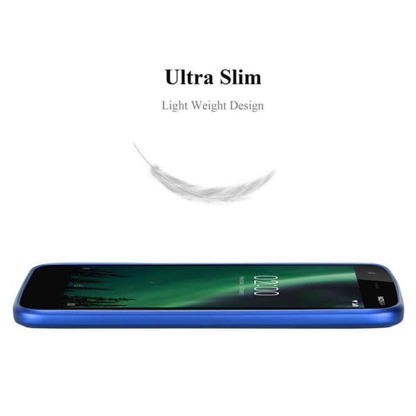 Skyddsfodral för Nokia 2 2017 Skyddsskal i MATTE METALLBLÅ Design Blå