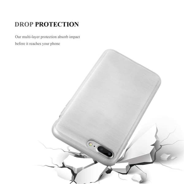 Fodral för iPhone 7 PLUS / 7S PLUS / 8 PLUS i SILVER Skyddande Etui