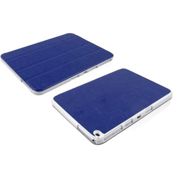 Fodral med lock för iPad AIR 2 2014 / AIR 2013 Plånboksfodral i PACIFIC BLÅ Skydd Blå