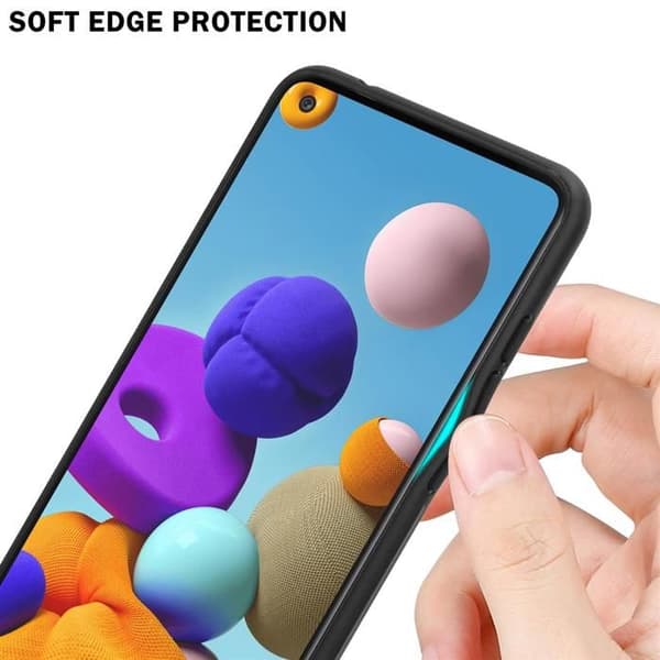 Skyddande stötsäker skal för Samsung Galaxy A21s CRAMIN ROSE Ros