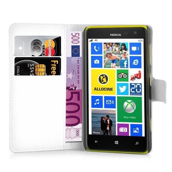Fodral för Nokia Lumia 625 i VIT ALABASTER Vit