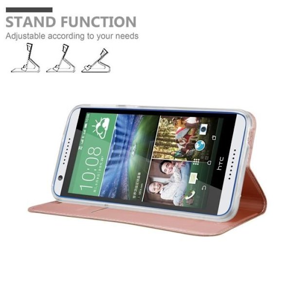 Cadorabo Fodral till HTC Desire 820 i CLASSY ROSÉ GULD