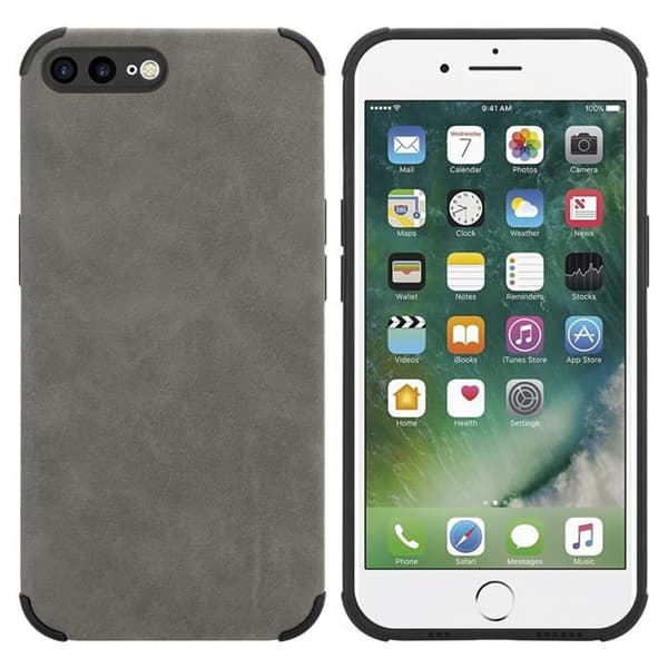 Skal för iPhone 7 PLUS / 7S PLUS / 8 PLUS Fodral i Grå Sand Cover Case Grå