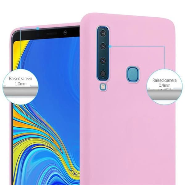 Skyddsfodral för Samsung Galaxy A9 2018 CANDY ROSE VIF Stötsäker Silikon Ros