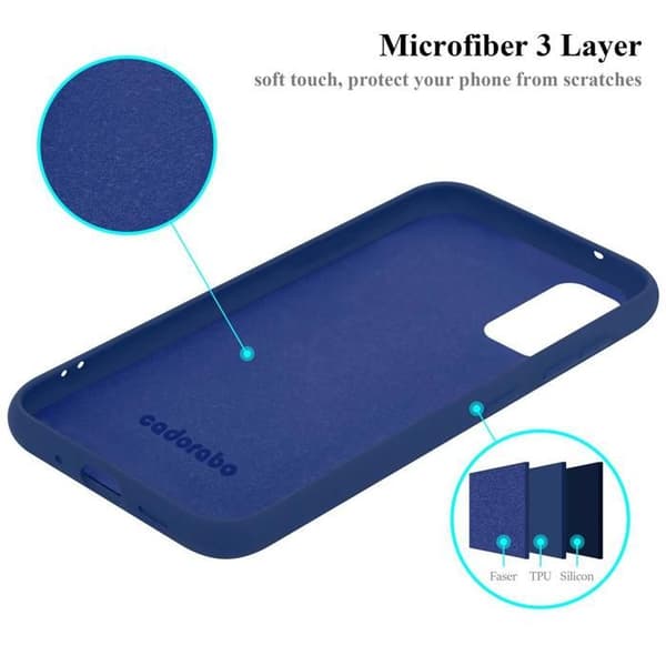 Skyddande stötsäker skal för Samsung Galaxy S20 FE i LIQUID BLUE Blå