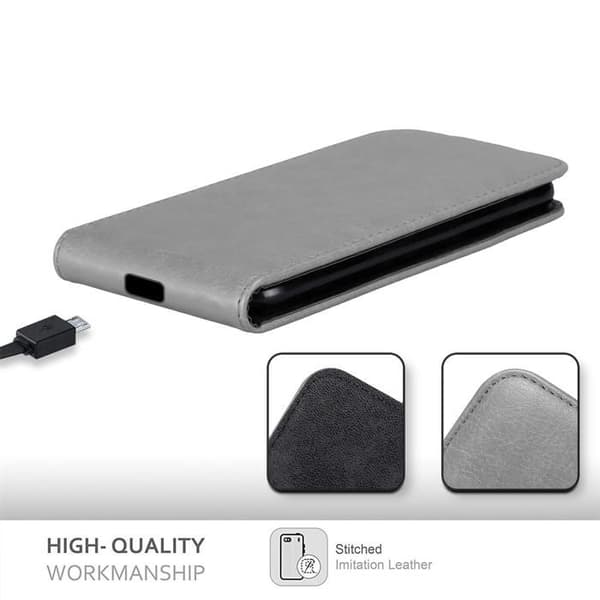 Etui för Samsung Galaxy S20 Flip-fodral i TITAN GRÅ Skydd Grå