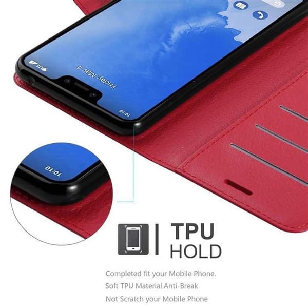 Fodral för Google PIXEL 3 XL i KIRSCHRÖD Röd