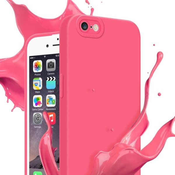 Skyddsfodral för iPhone 6 PLUS / 6S PLUS i FLUID RÖD Stötsäker Röd