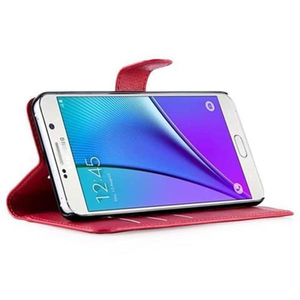 Etui för Samsung Galaxy NOTE 5 i KIRSCHRÖD Röd