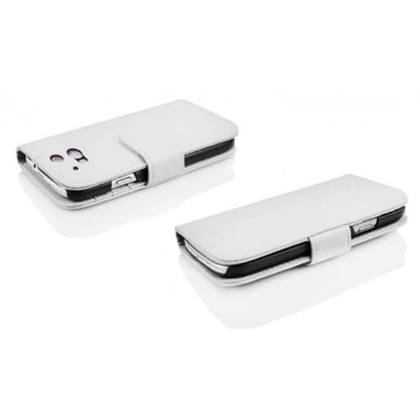 Etui för HTC ONE M8 Skal i VIT MAGNESIUM Skydd Vit