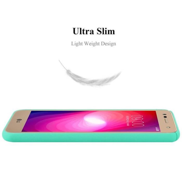 Coque - CADORABO - LG X Power 2 - Hårt skydd - Matt design - Grön färg Grön