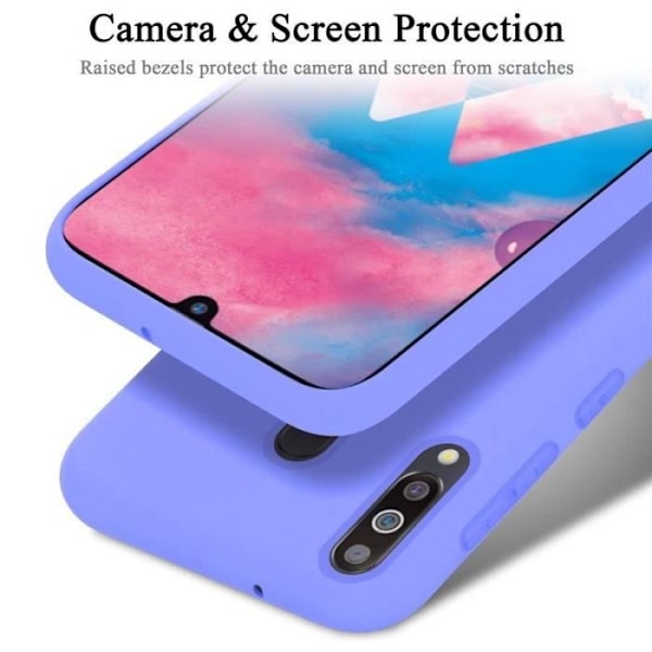 Coque - CADORABO - Samsung Galaxy M30/A40S - Lila - Silikon TPU - Skydd 360° Lila