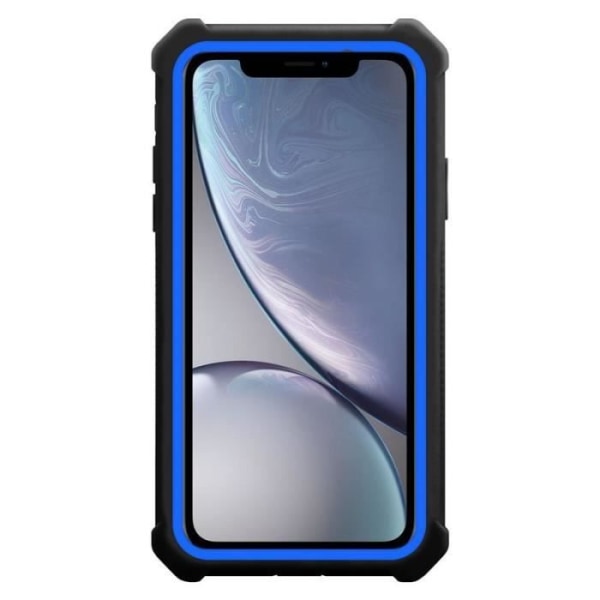 Cadorabo Fodral till Apple iPhone XR i BLÅSVART - 2-i-1