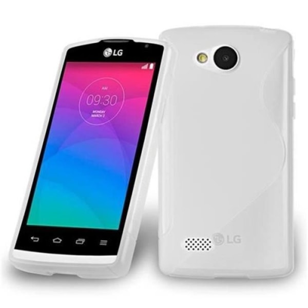 LG JOY SEMI TRANSPARENT Fodral från Cadorabo (Design -S-) Ultratunt mjukt silikongel TPU-fodral med antichock – telefonfodral