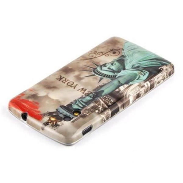 Cadorabo - Hard Case > LG Google NEXUS 5 < – Fodral Cover Bumper Design: STATUE OF LIBERTY