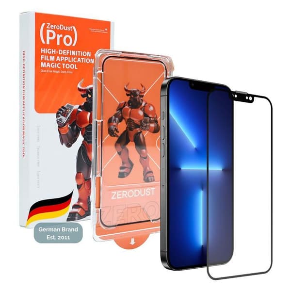 Härdat glas för iPhone 13 PRO MAX Skärmskydd Vit