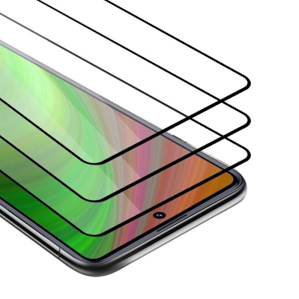 Cadorabo 3x helskärmsskydd för Xiaomi Poco X3 NFC in - 3x härdat skärmskyddsglas (härdat)