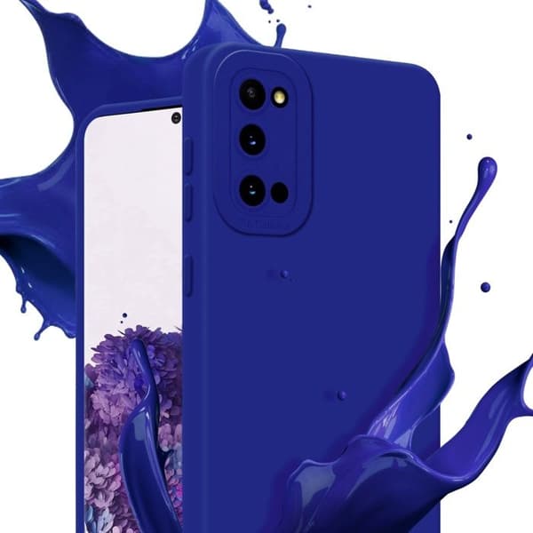 Skyddsfodral för Samsung Galaxy S20 i FLUID BLÅ Stötsäker Blå