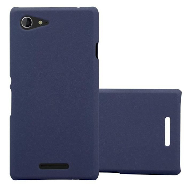 Coque - CADORABO - Sony Xperia E3 - Hårdskydd - Matt design - Blå färg Blå