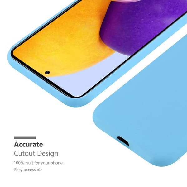Skyddsfodral för Samsung Galaxy A73 5G CANDY BLÅ Stötsäker Silikon Blå