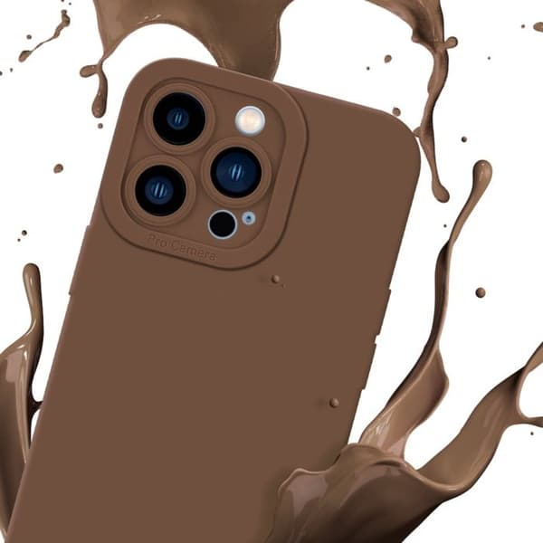 Skyddsfodral för iPhone 13 PRO FLUID BRUN Fodral Etui Case Cover