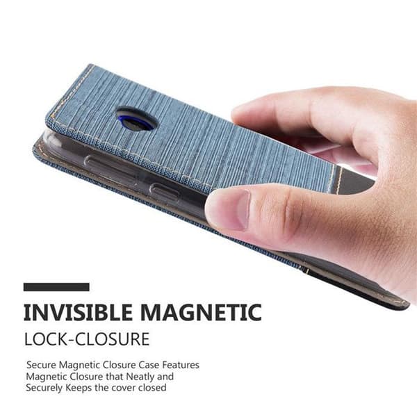 Skyddsfodral för HTC U PLAY i BLÅ SVART Etui Case Skydd Blå