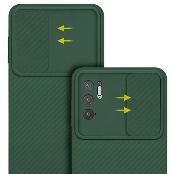 Hus till Xiaomi RedMi NOTE 10 5G / POCO M3 PRO 5G Skal i Godisgrön Fodral Skyddsskal i TPU-silikon och skydd för enhet Grön
