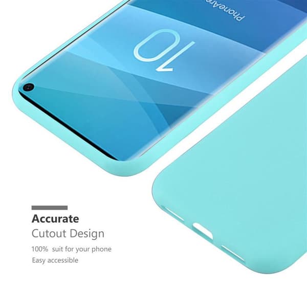 Skyddsfodral för Samsung Galaxy S10 4G CANDY BLÅ Stötabsorberande Silikon Blå