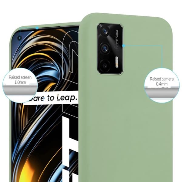 Skal för Realme GT Master CANDY GRÖN PASTELL Stötskydd i silikon Grön