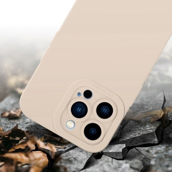 Skyddsfodral för iPhone 13 PRO i FLUID CRÈME Stötsäker Ros