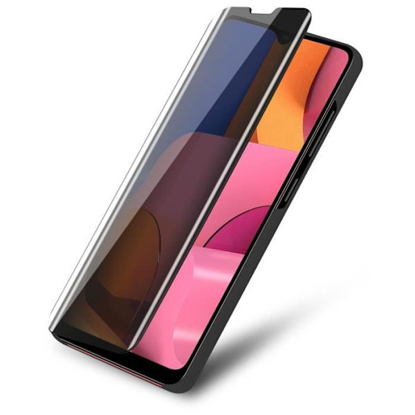 Coque - CADORABO - Samsung Galaxy A20s - Clear View - Svart - 360 graders skydd Svart