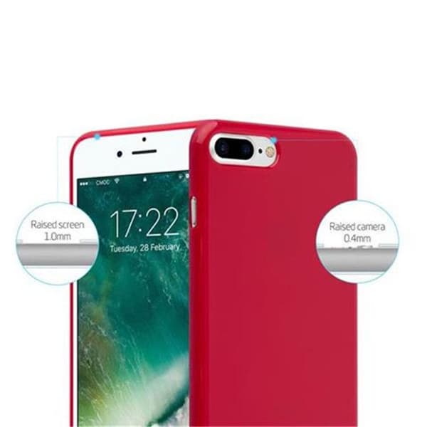 Skal för iPhone 7 PLUS / 7S PLUS / 8 PLUS JELLY RÖD Röd