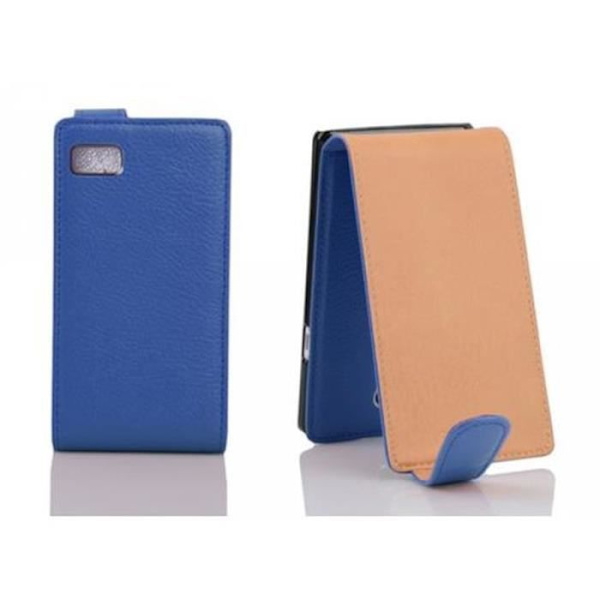 Cadorabo Fodral Fodral för > HTC DESIRE 600 < i Flip Style Fodral Fodral Bumper Wallet i CELESTIAL BLUE