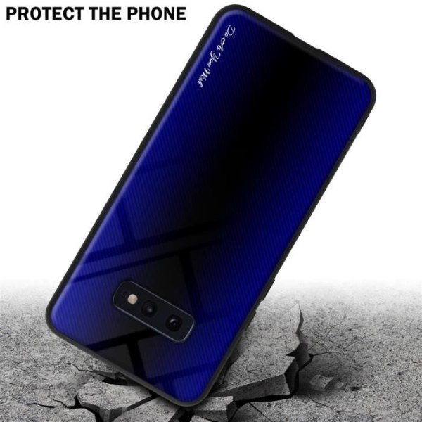 Coque - CADORABO - Samsung Galaxy S10e - Skydd i härdat glas - Silikon TPU - Kobalt Lila KOBALT LILA